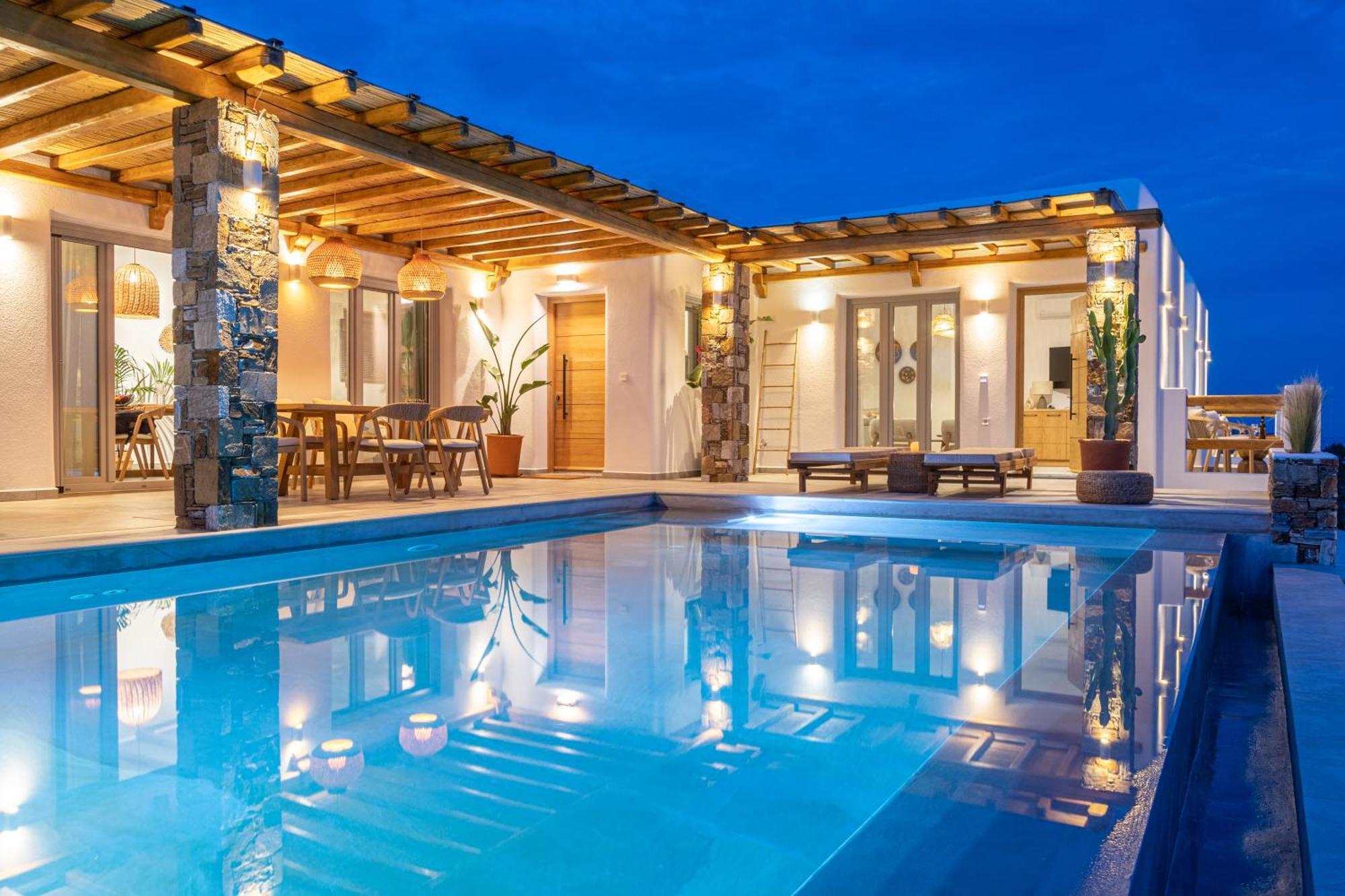 Villa Lefko Megas Gialos - Nites Exterior photo